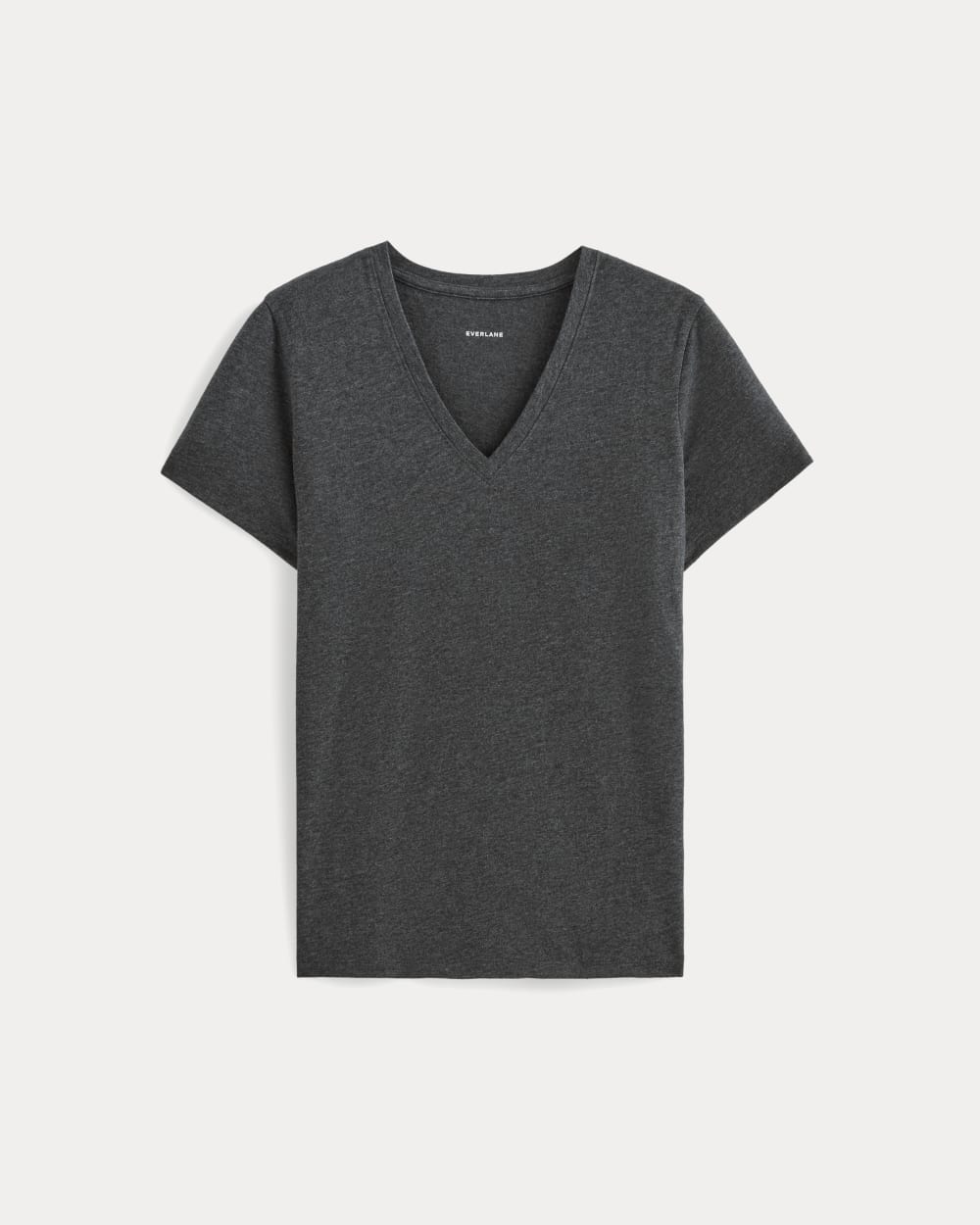 womens-organic-cotton-slim-v-neck-tee-heathered-soot | alt