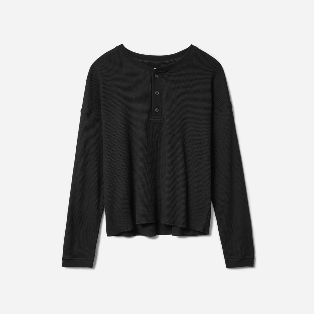 womens-organic-ctn-waffle-henley-washed-black | alt