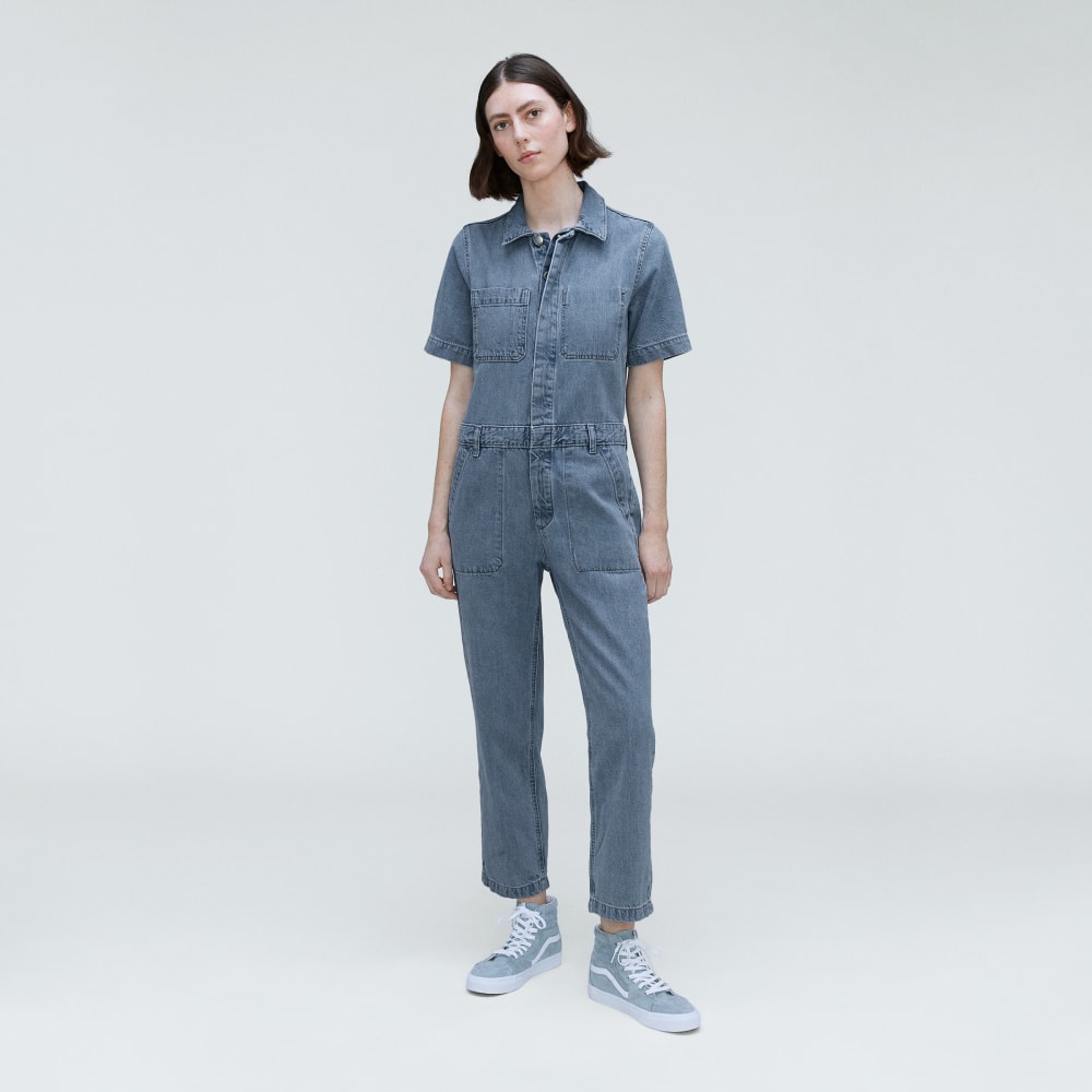 【極美品】BRENA ENVE02 DENIM FRENCH COVERALL The Supersoft Jean Coverall | Shallow Water – Everlane