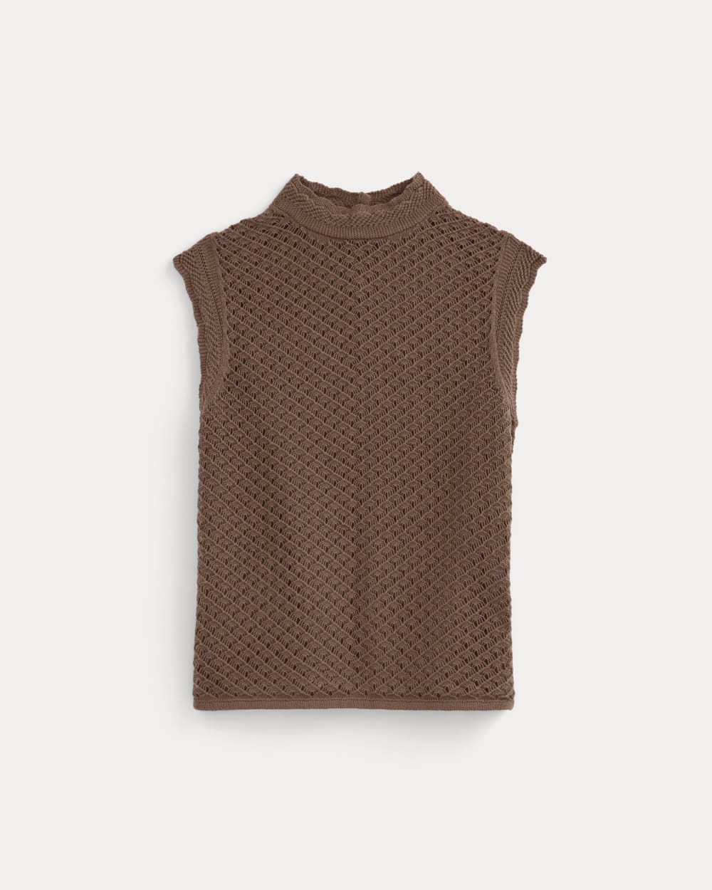 womens-lace-knit-tank-mocha | alt