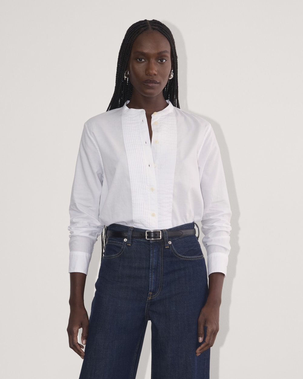 The Tuxedo Shirt in Silky Cotton The Tuxedo Shirt in Silky Cotton