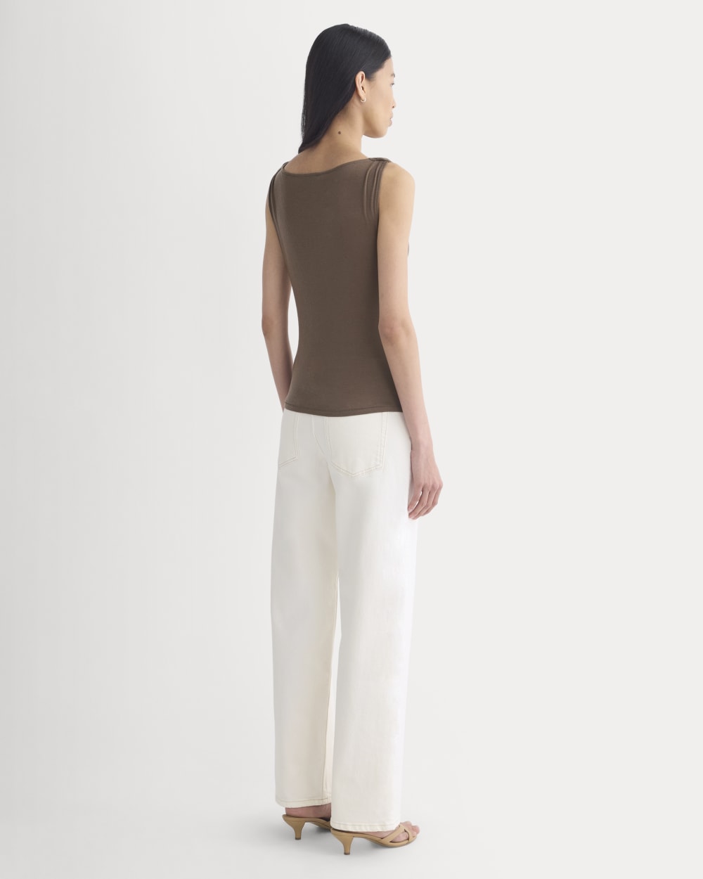 womens-cowl-neck-twist-tank-butterluxe-deep-taupe