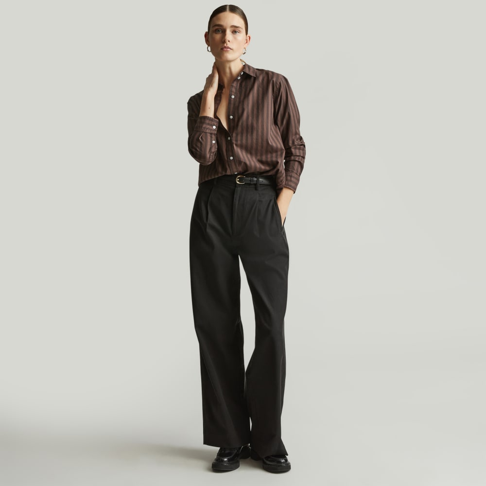 womens-silky-cttn-relaxed-shirt-chocolate-brown-black