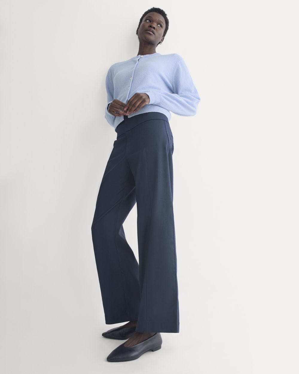 womens-tailored-drape-seam-pant-navy | primary