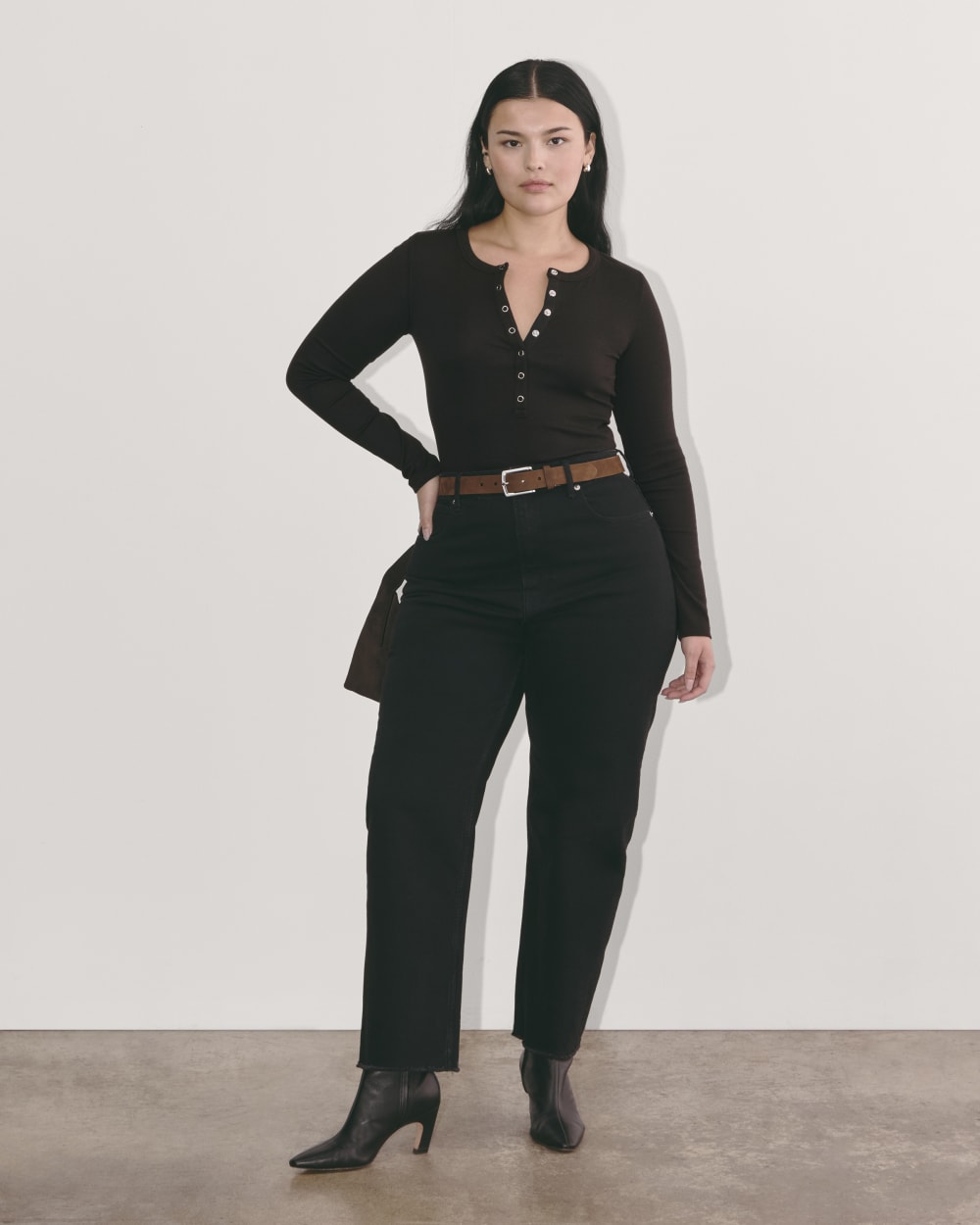 womens-pima-rib-long-sleeve-henley-black