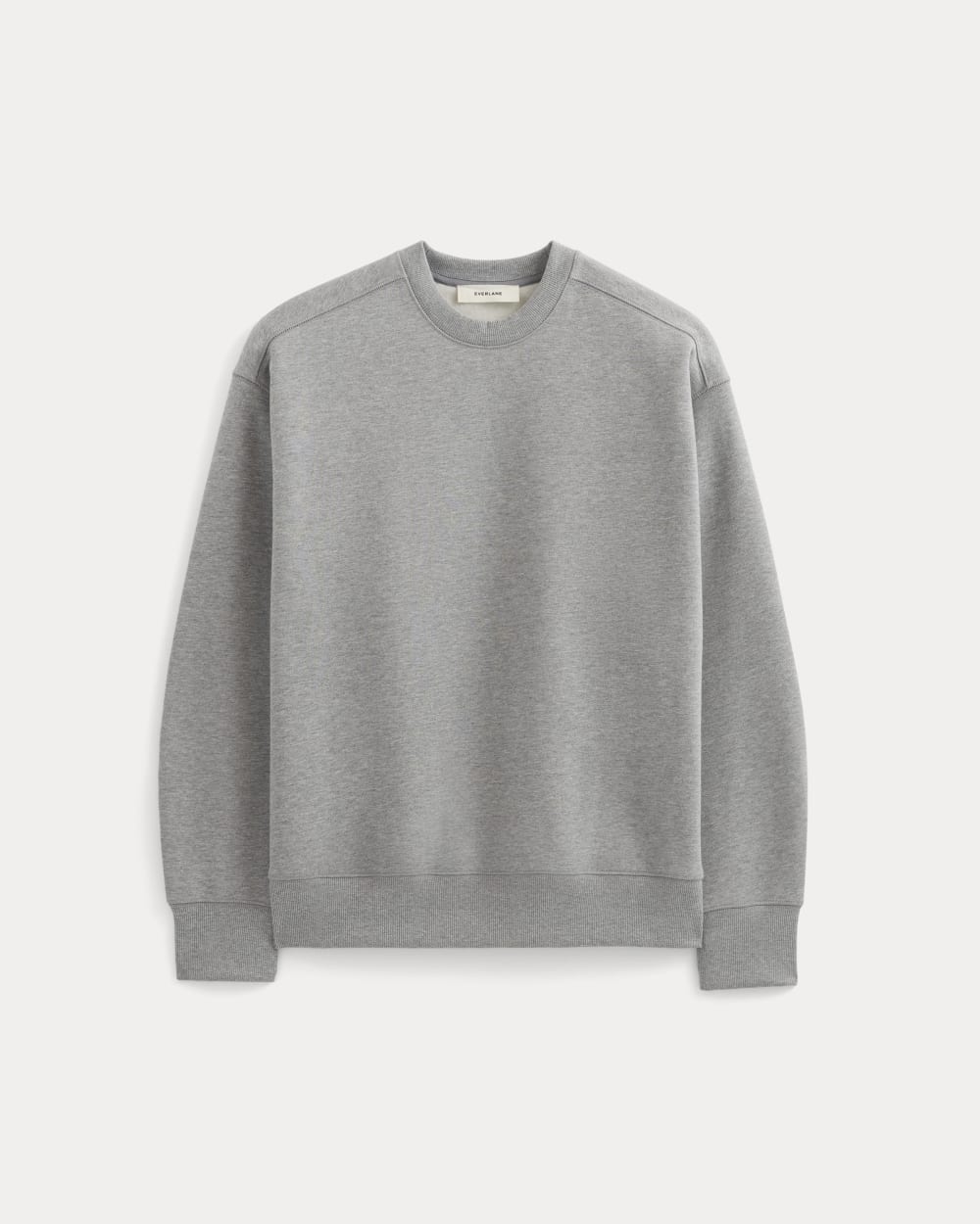 mens-luxe-fleece-crew-pullover-vintage-heather-grey | alt