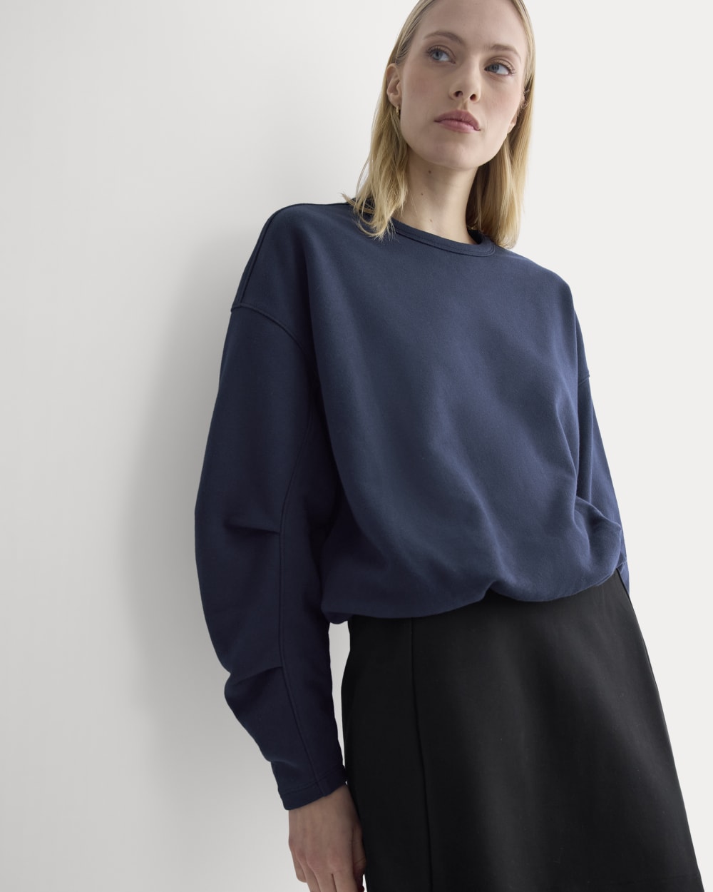 womens-light-terry-bubble-sweatshirt-navy