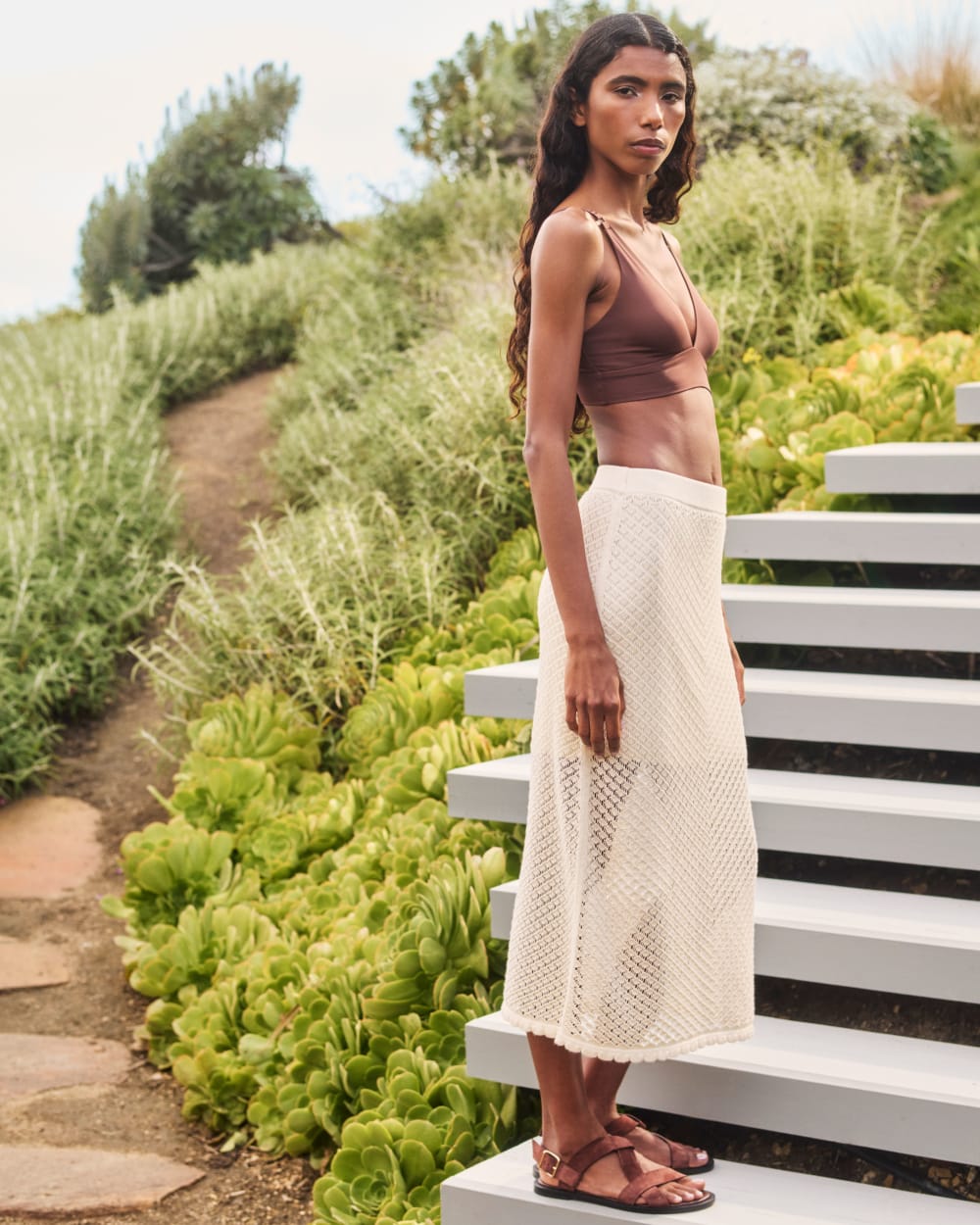 womens-lace-knit-skirt-birch | editorial