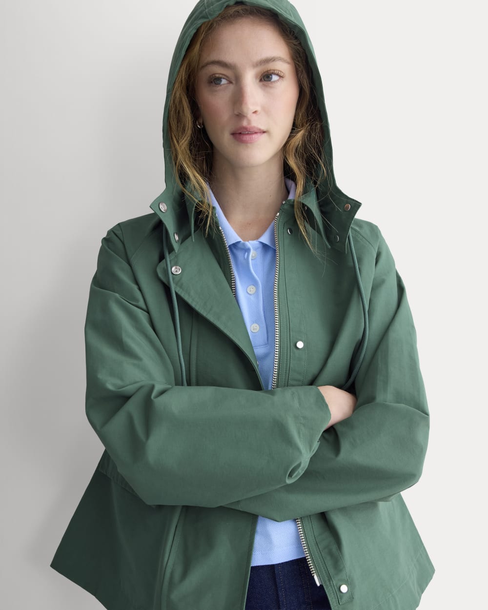 womens-short-anorak-hunter-green