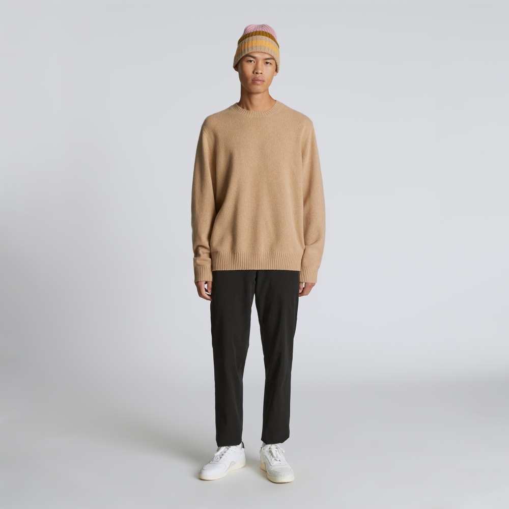 unisex-recashmere-beanie-tapenade-multi-stripe