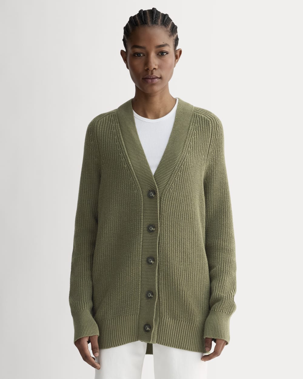 The Long Cocoon Cardigan Kalamata – Everlane - Main Image