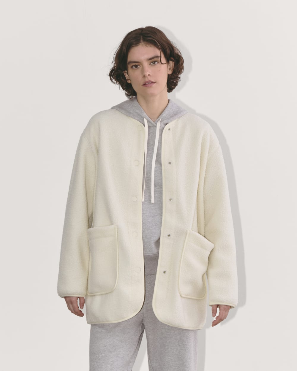 The Teddy Liner | Heathered Oat – Everlane