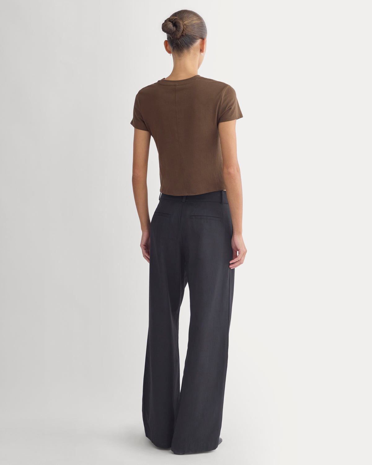 Forever Jersey Shrunken Crew | Cocoa Brown