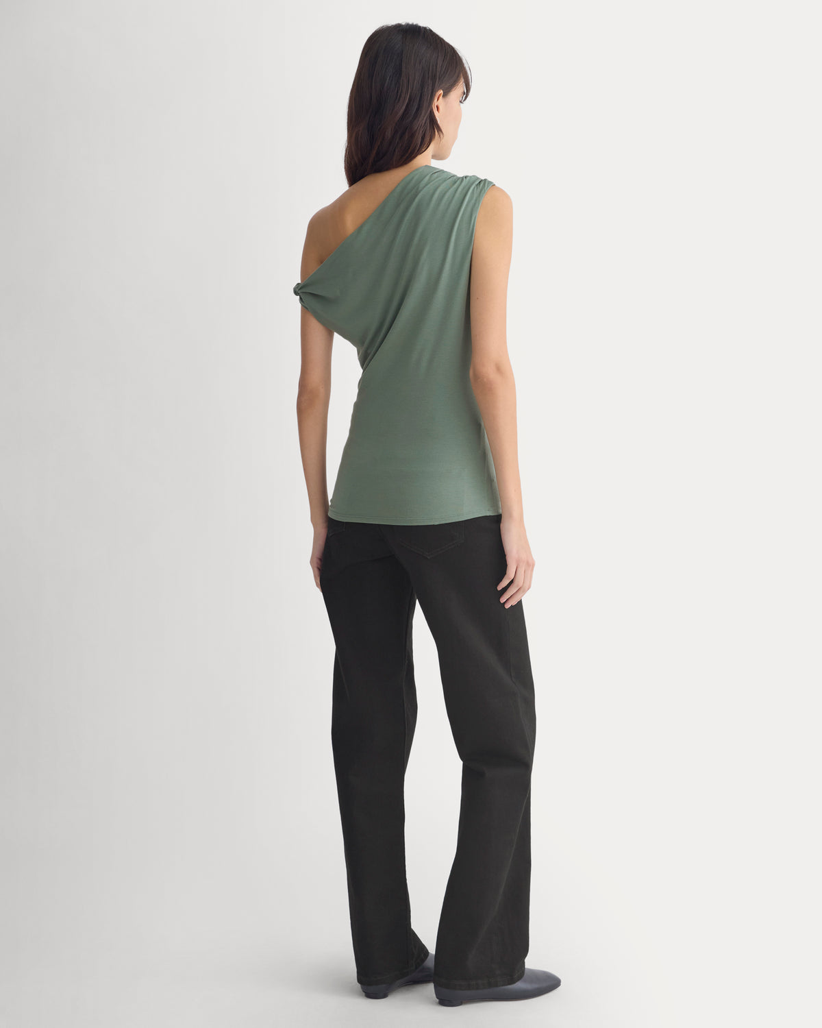 Drapey Jersey Off-The-Shoulder Top | Laurel Wreath