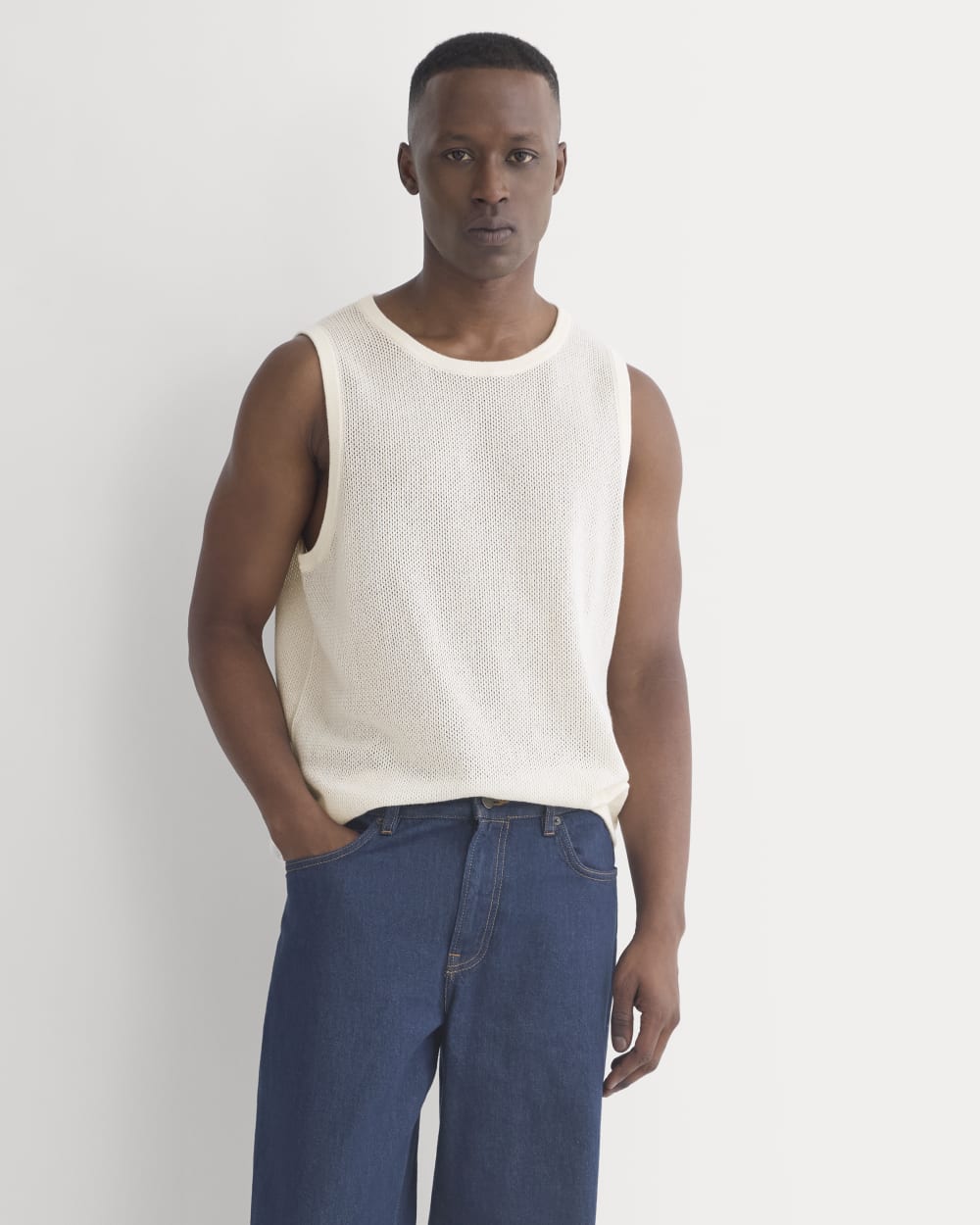 Textured Knit Tank | Bone – Everlane