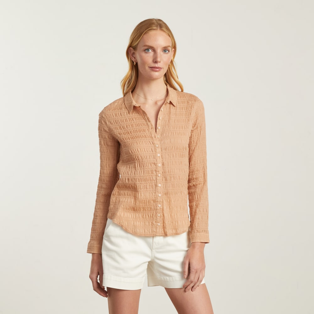 womens-button-smock-top-hazelnut