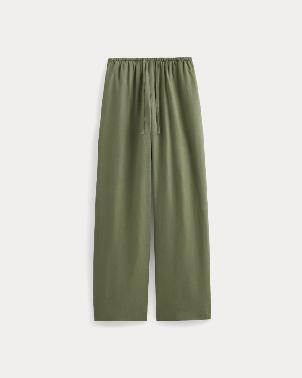 womens-drawstring-pant-in-linen-lichen-green | alt