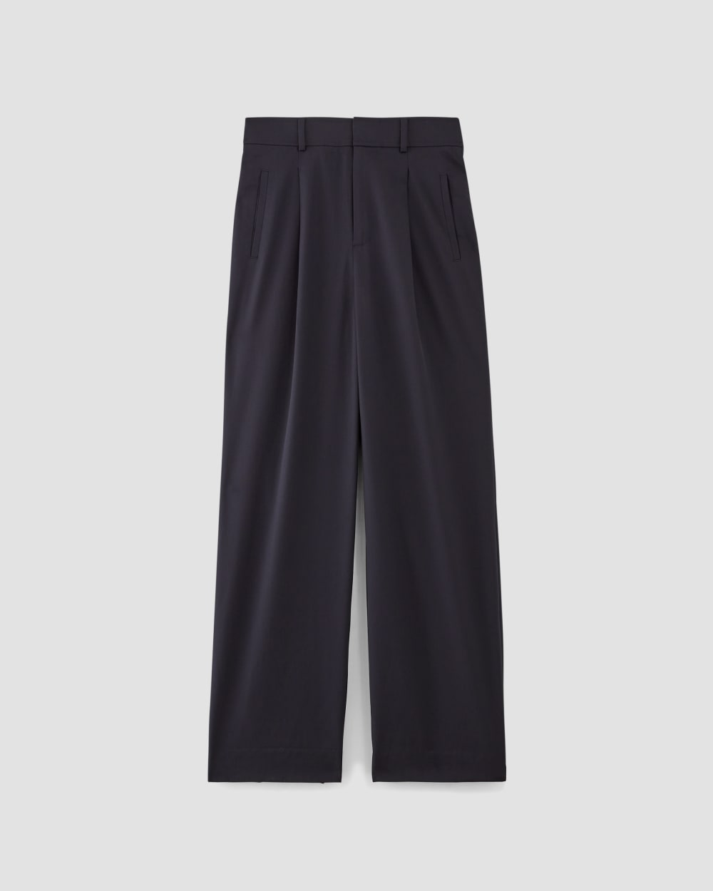 womens-italian-wool-drape-pant-navy | alt