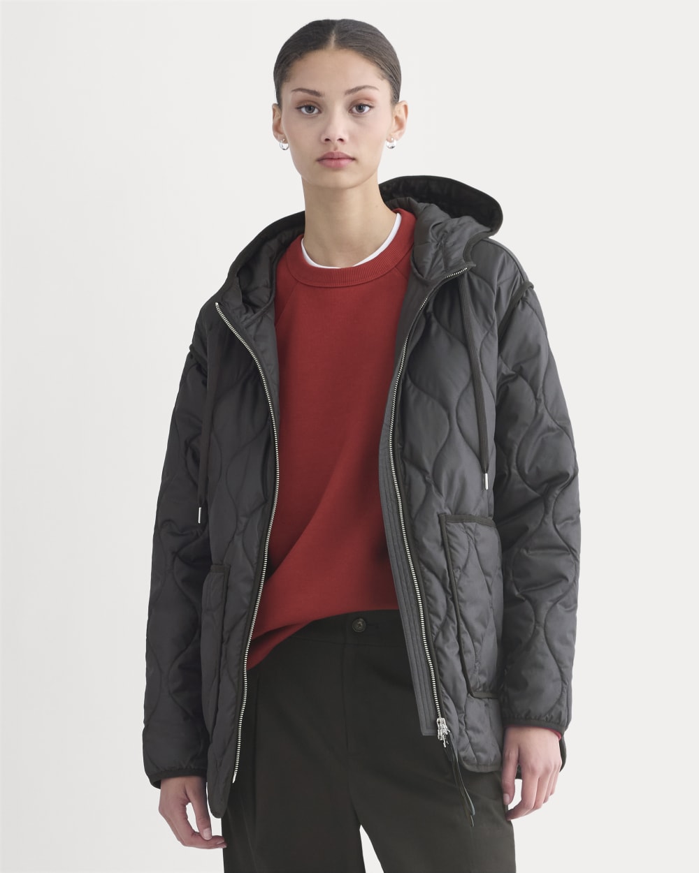 ジャケット・アウター Liner Hooded Padded Jacket black M Liner Hooded Padded Jacket | C.P. Company United Kingdom Online Store