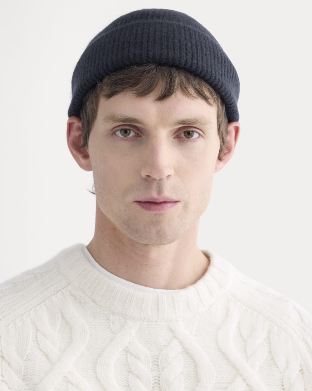 womens-cashmere-docker-beanie-navy | alt