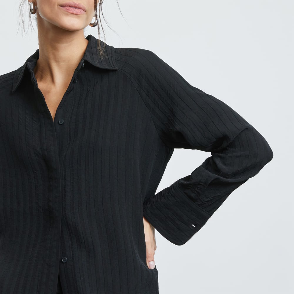 womens-city-stripe-shirt-black