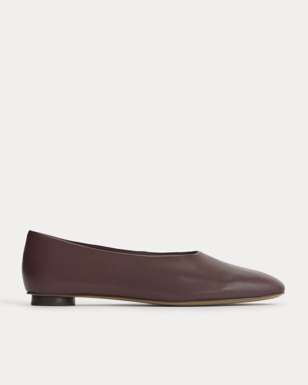 Gallery Square-Toe Flat | Burgundy Everlane Gallery Square-Toe Flat | Burgundy Everlane