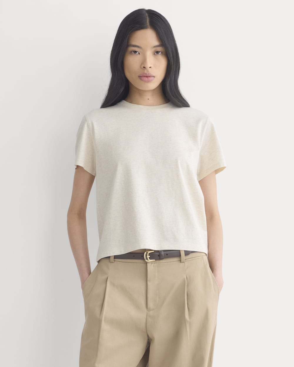 womens-organic-cotton-box-cut-tee-heathered-oats | primary
