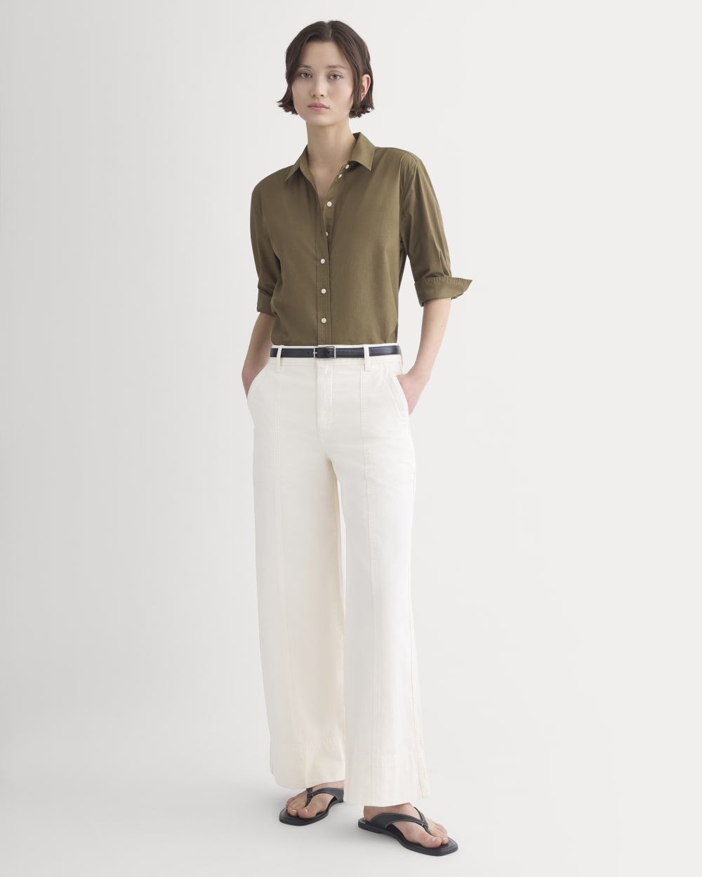 womens-seamed-wide-leg-pant-bone | primary