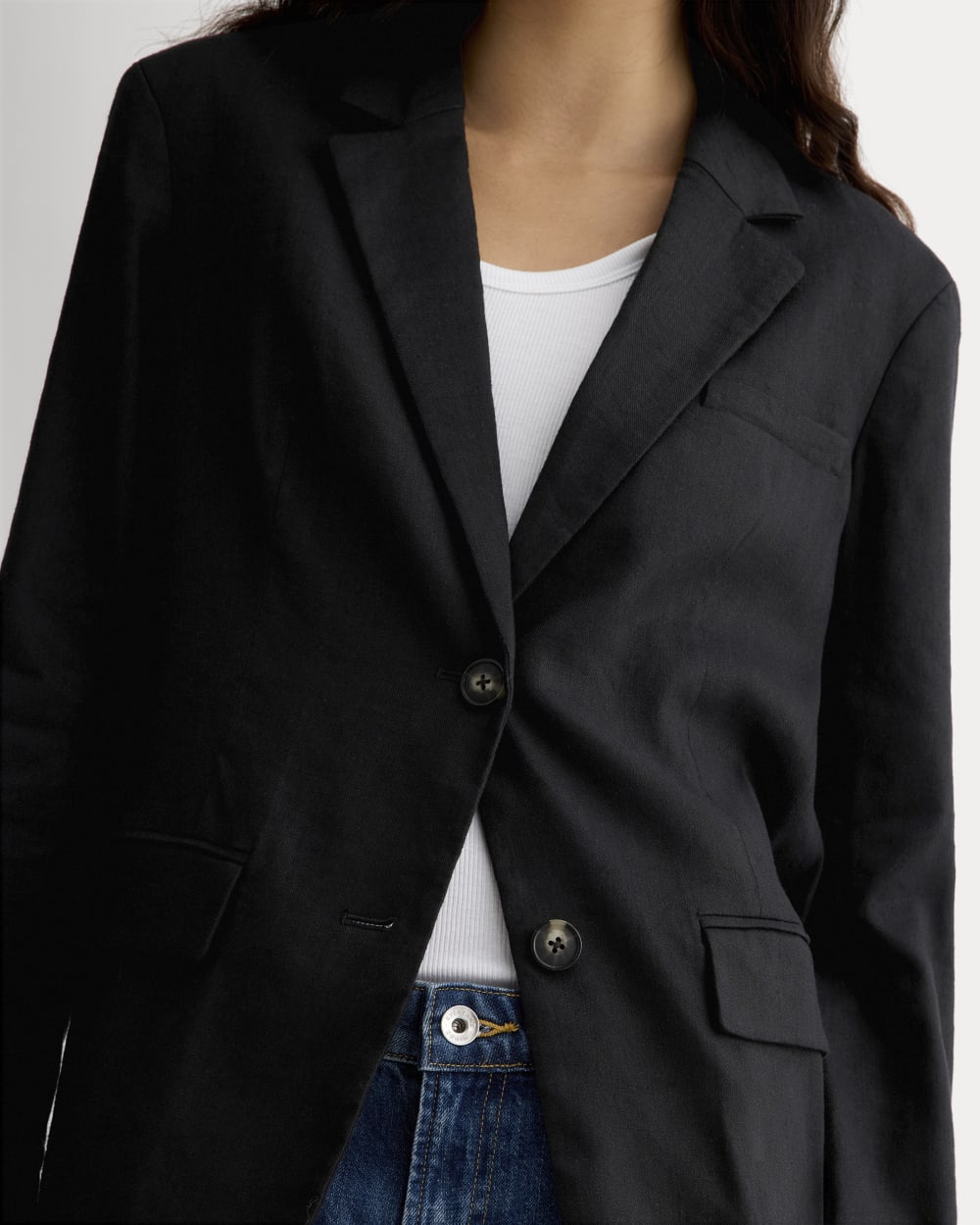 womens-tencel-oversized-blazer-black