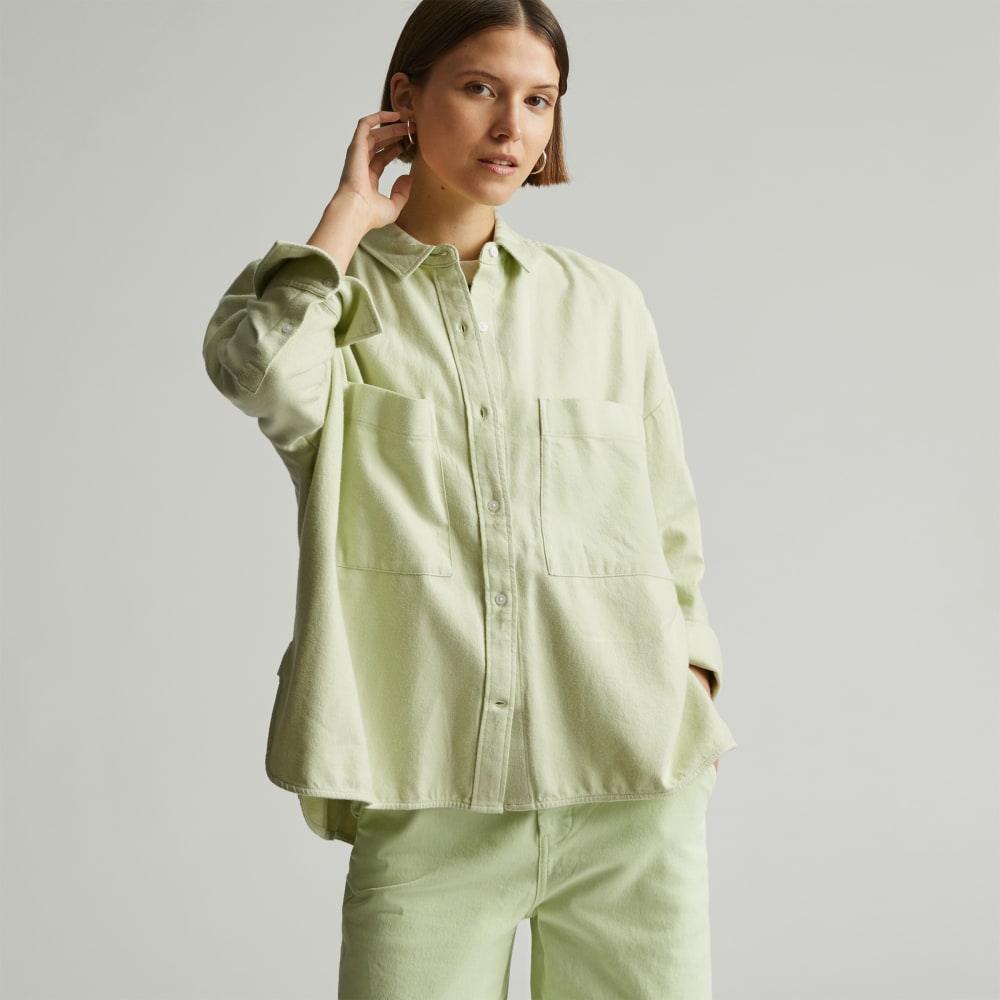 womens-boxy-flannel-shirt-seafoam-green | primary