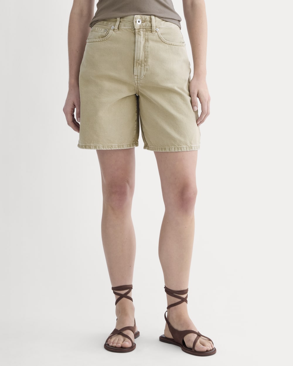 womens-long-a-line-short-garment-dyed-tan