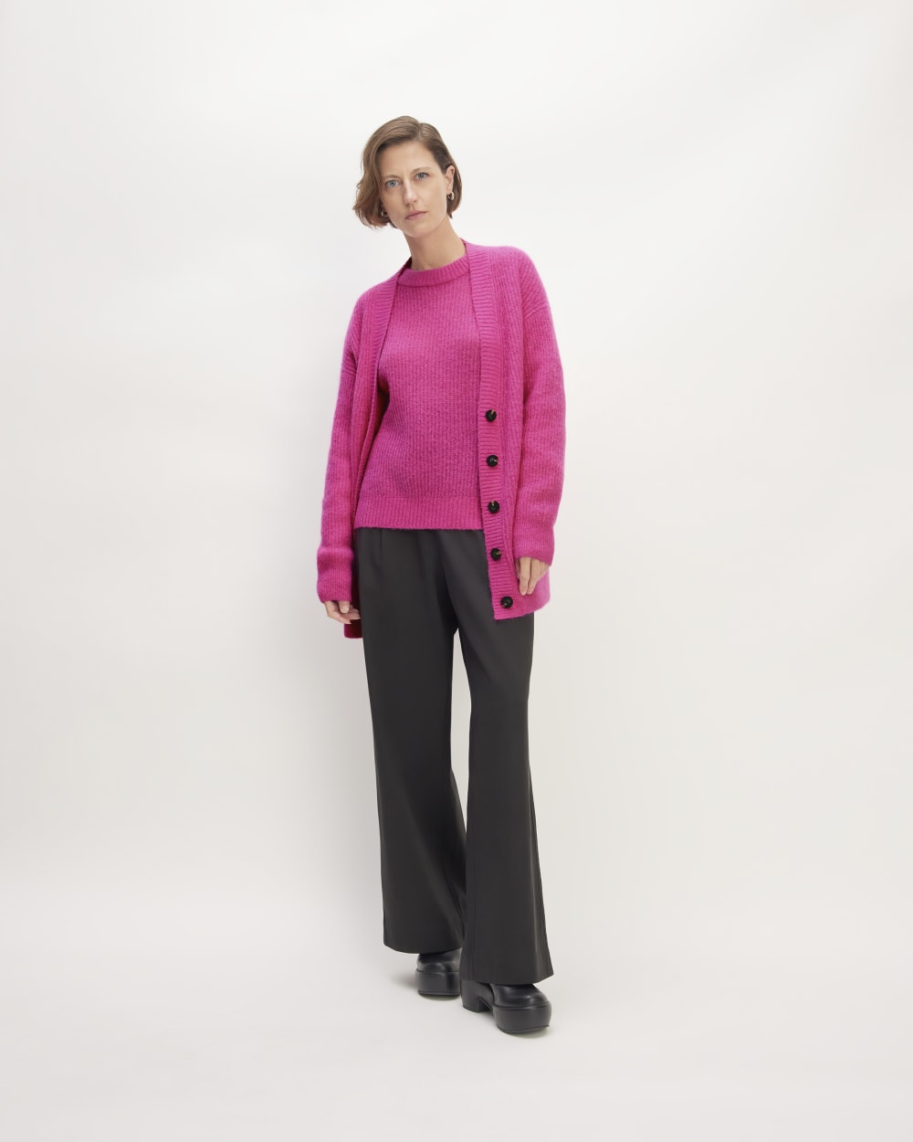 womens-alpaca-oversized-cardigan-fuschia-pink