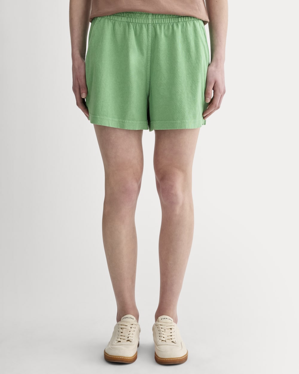 womens-jersey-short-green-garment-dye