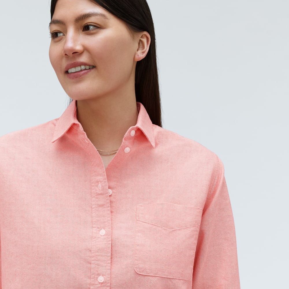 womens-relaxed-oxford-shirt-red-orange