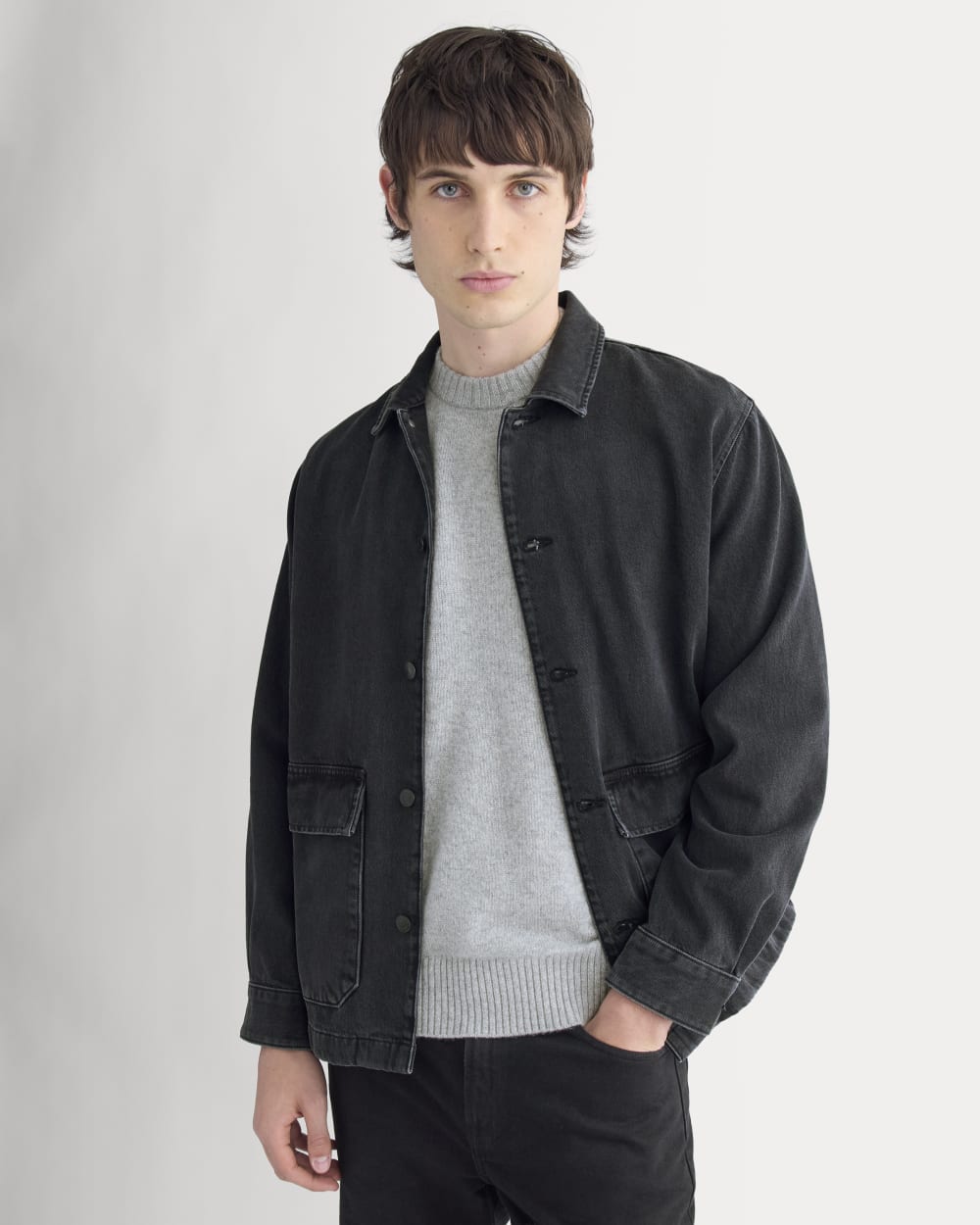 mens-denim-shacket-washed-black | primary