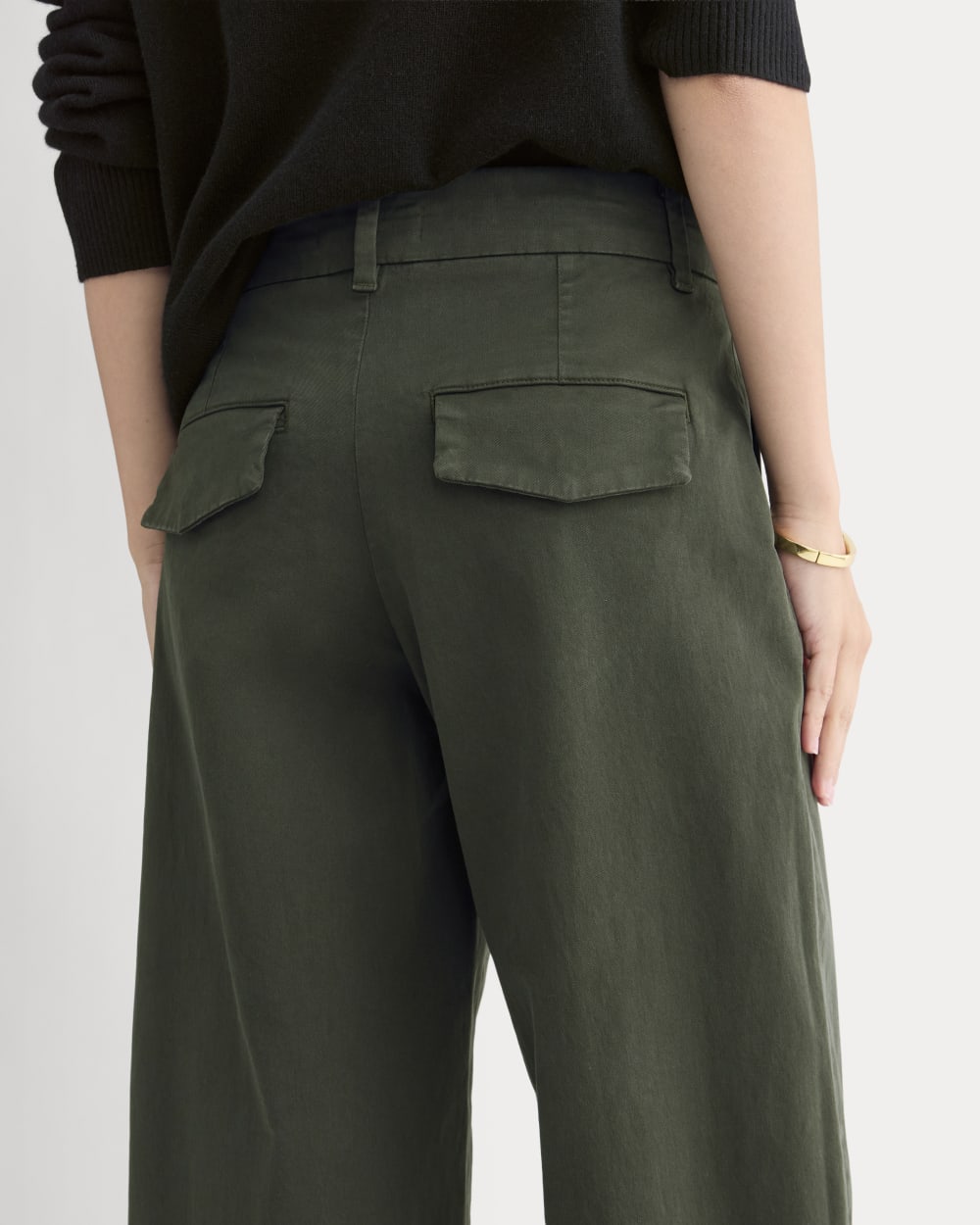 womens-cotton-twill-chino-dark-green