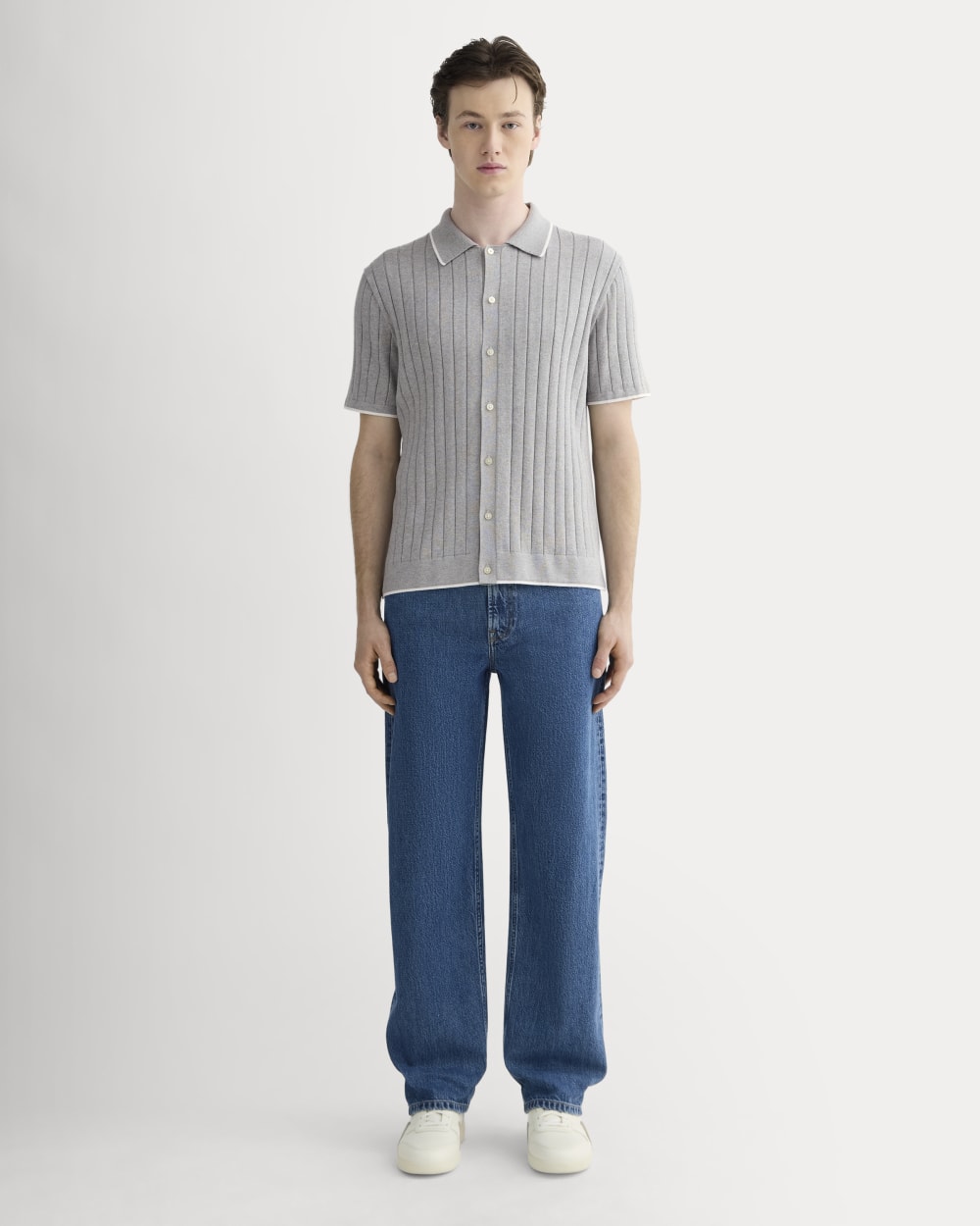 mens-no-sweat-button-down-polo-hthr-grey