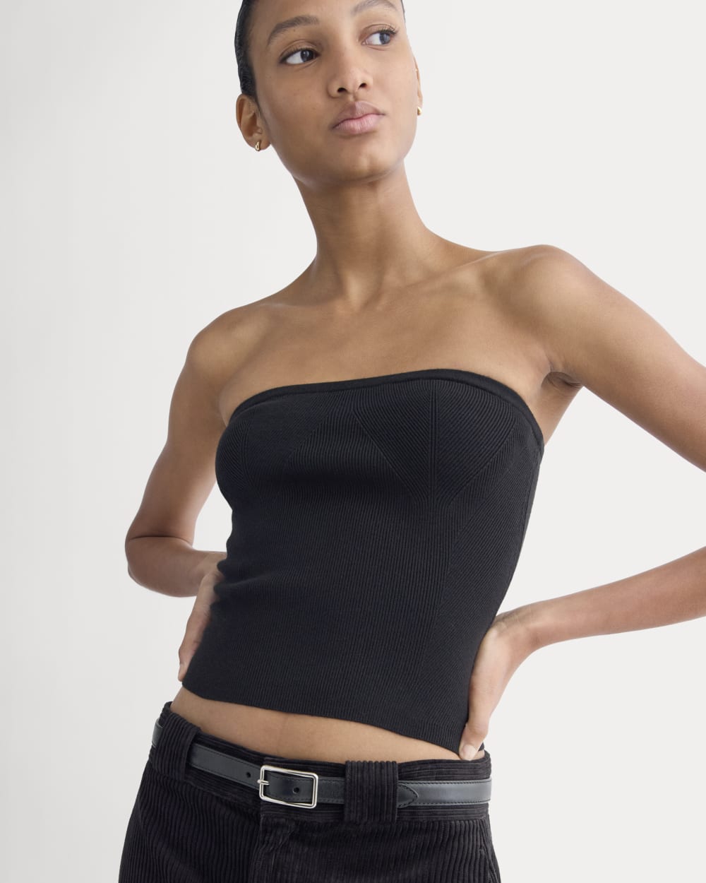 womens-knit-tube-top-black