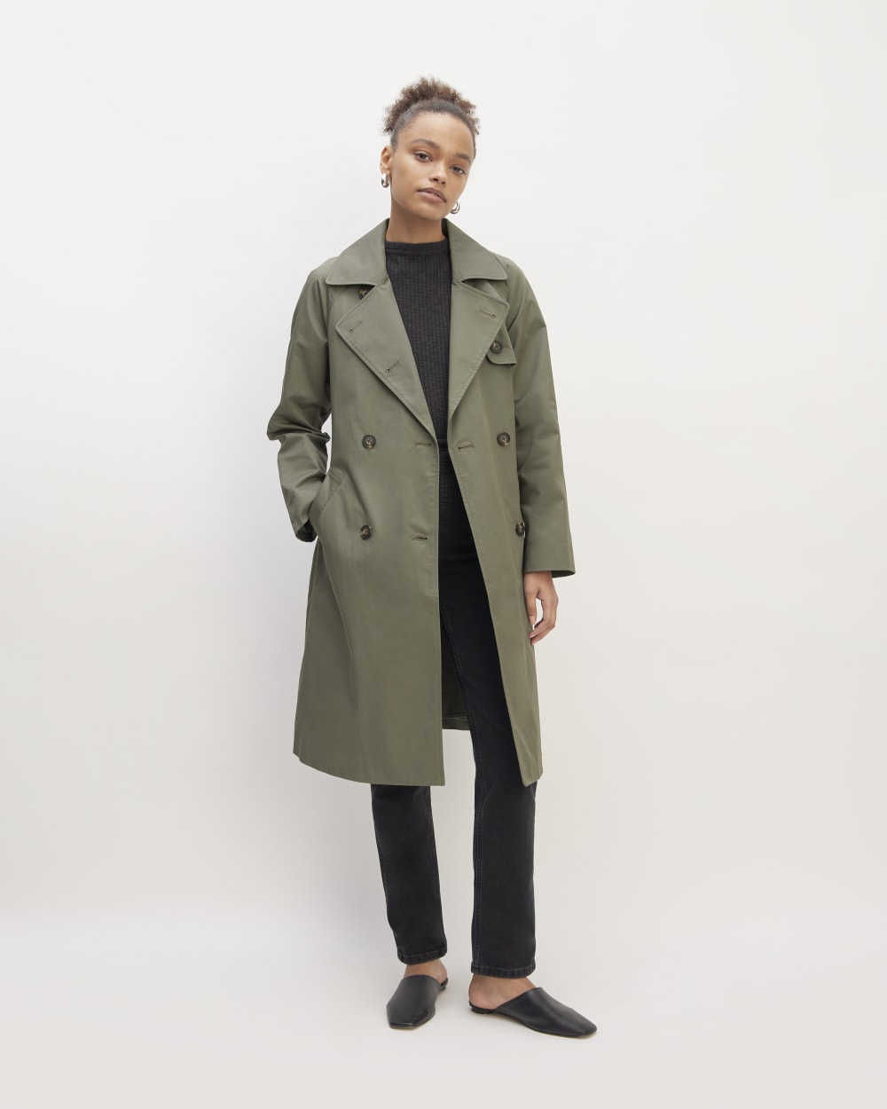 The Trench Coat | Pewter Green – Everlane
