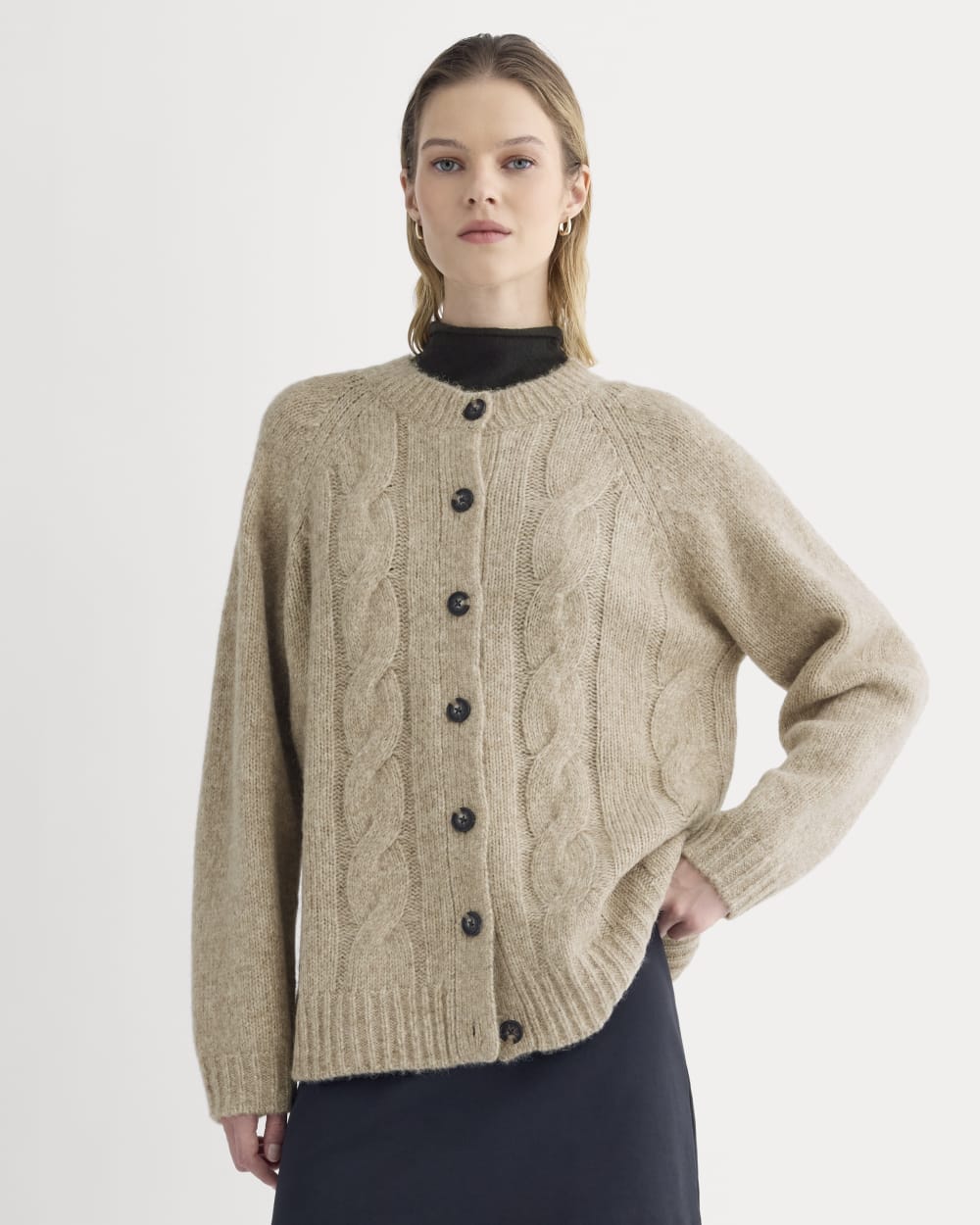 Cloud Cable Cardigan | Heathered Oatmeal Everlane Cloud Cable Cardigan | Heathered Oatmeal Everlane