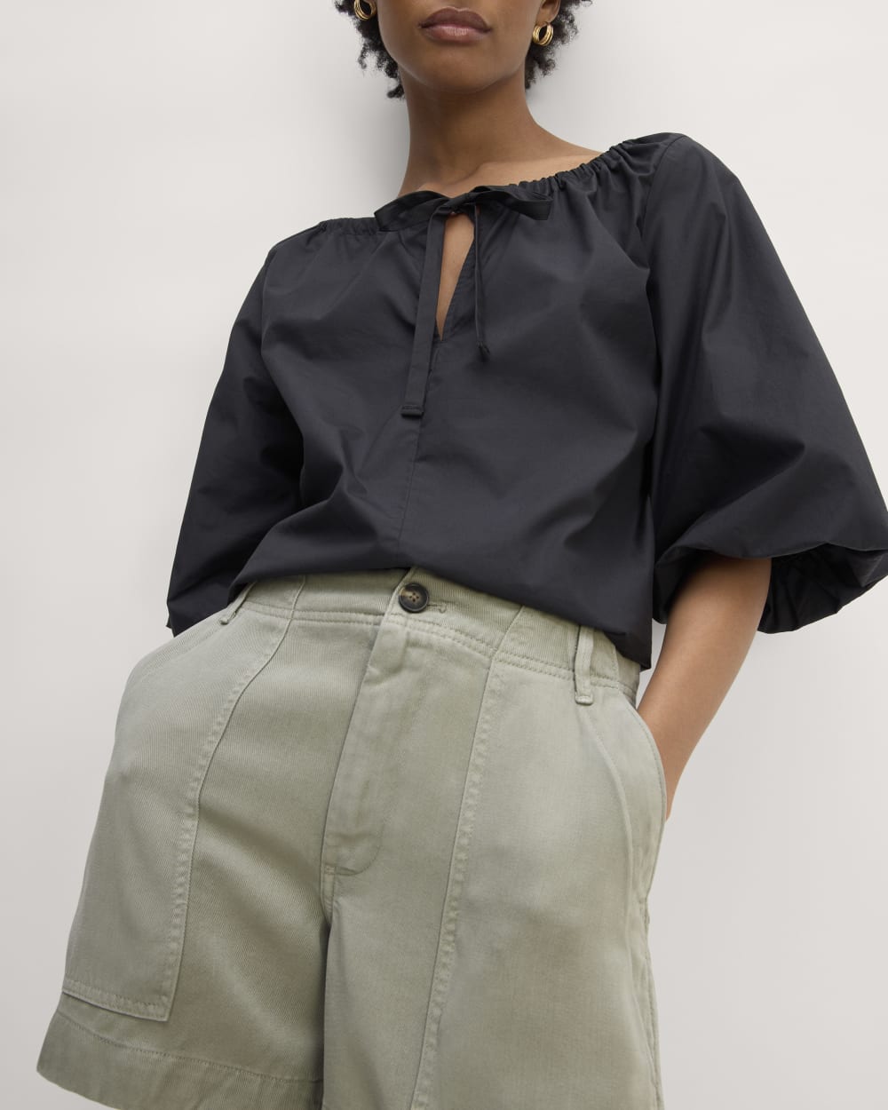 womens-tencel-darted-utility-short-sage-green