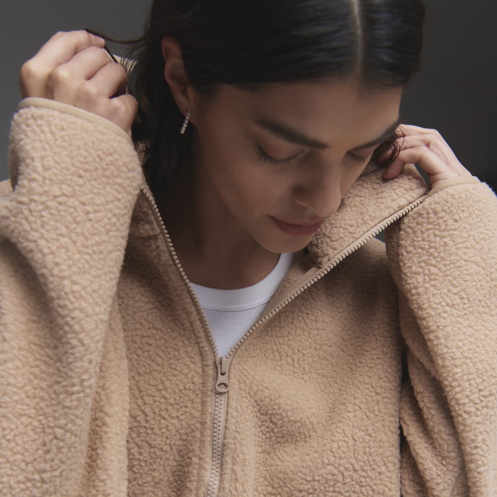 womens-renew-fleece-half-zip-tan