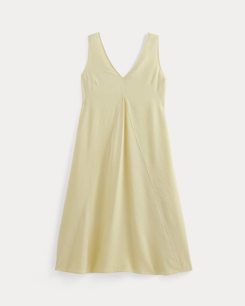 womens-v-neck-dress-softluxe-banana-crepe | alt