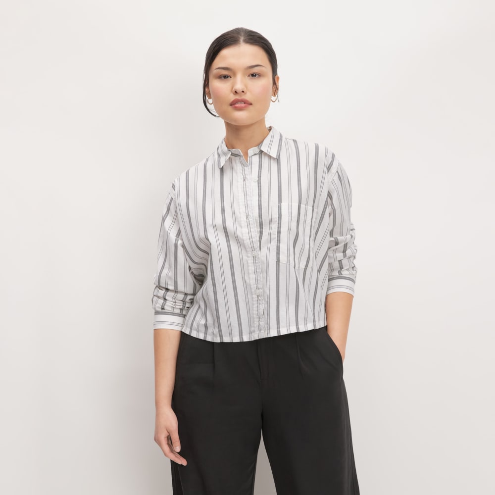 womens-silky-cttn-cropped-shirt-bone-black