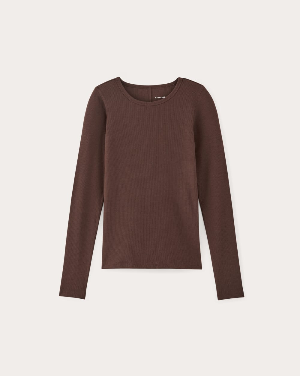 womens-supima-rib-long-sleeve-crew-dark-mahogany | alt