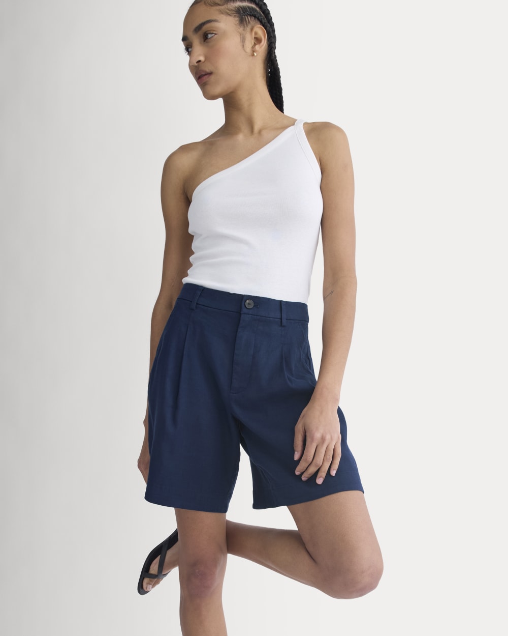 womens-tailored-a-line-short-navy
