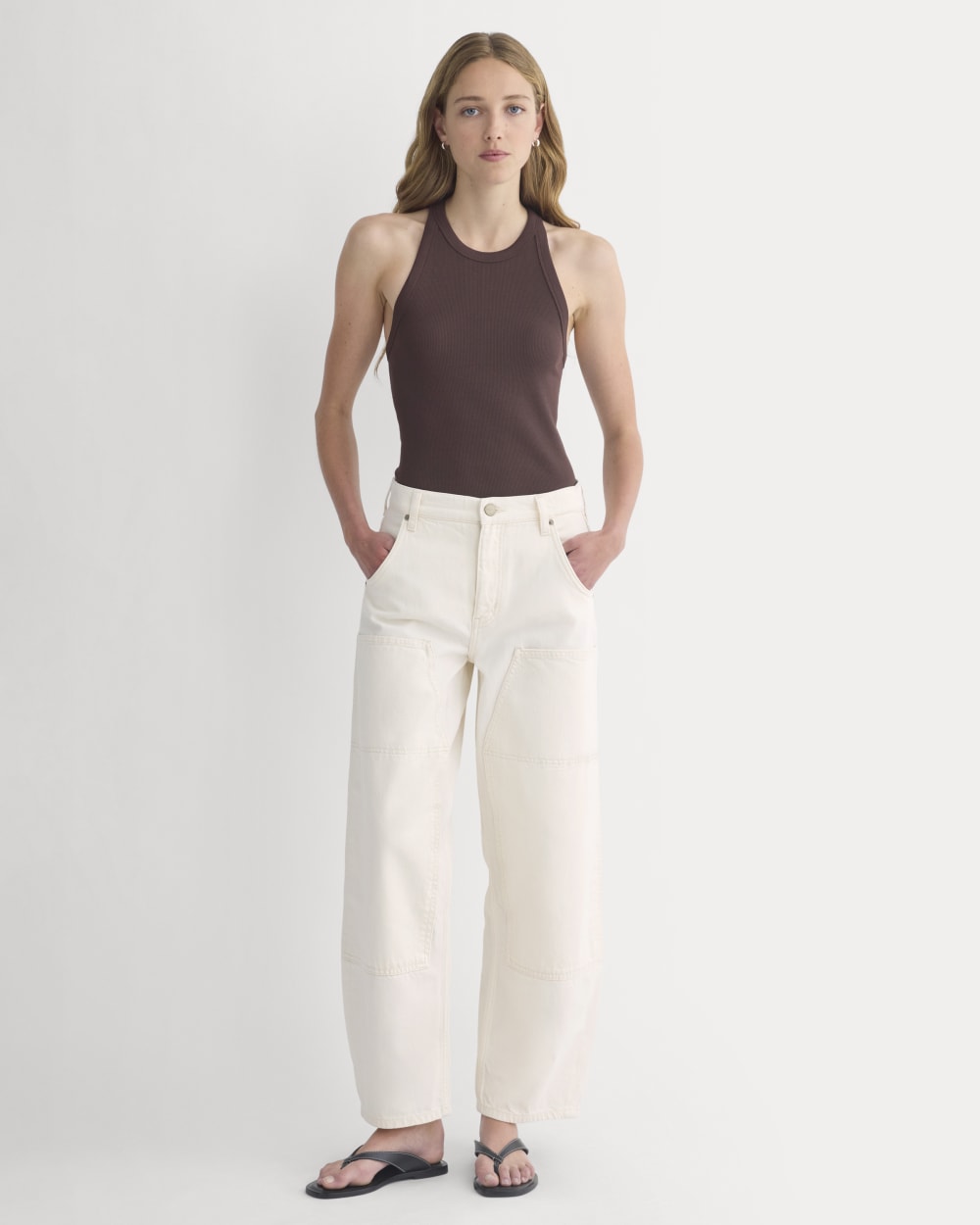 Pull-On Carpenter Jean | Ecru – Everlane