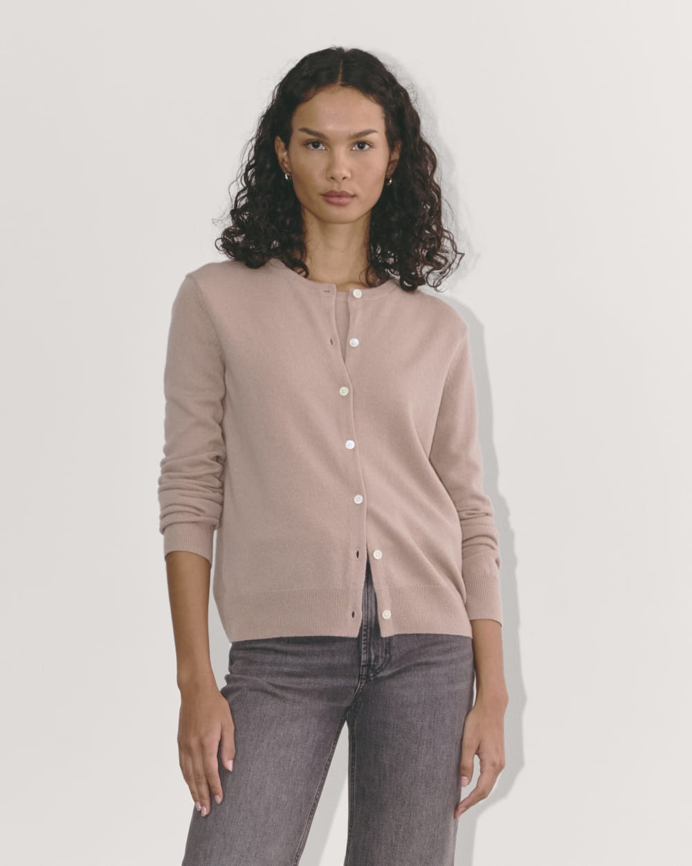 The Classic Cardigan in Cashmere Dusty Rose – Everlane