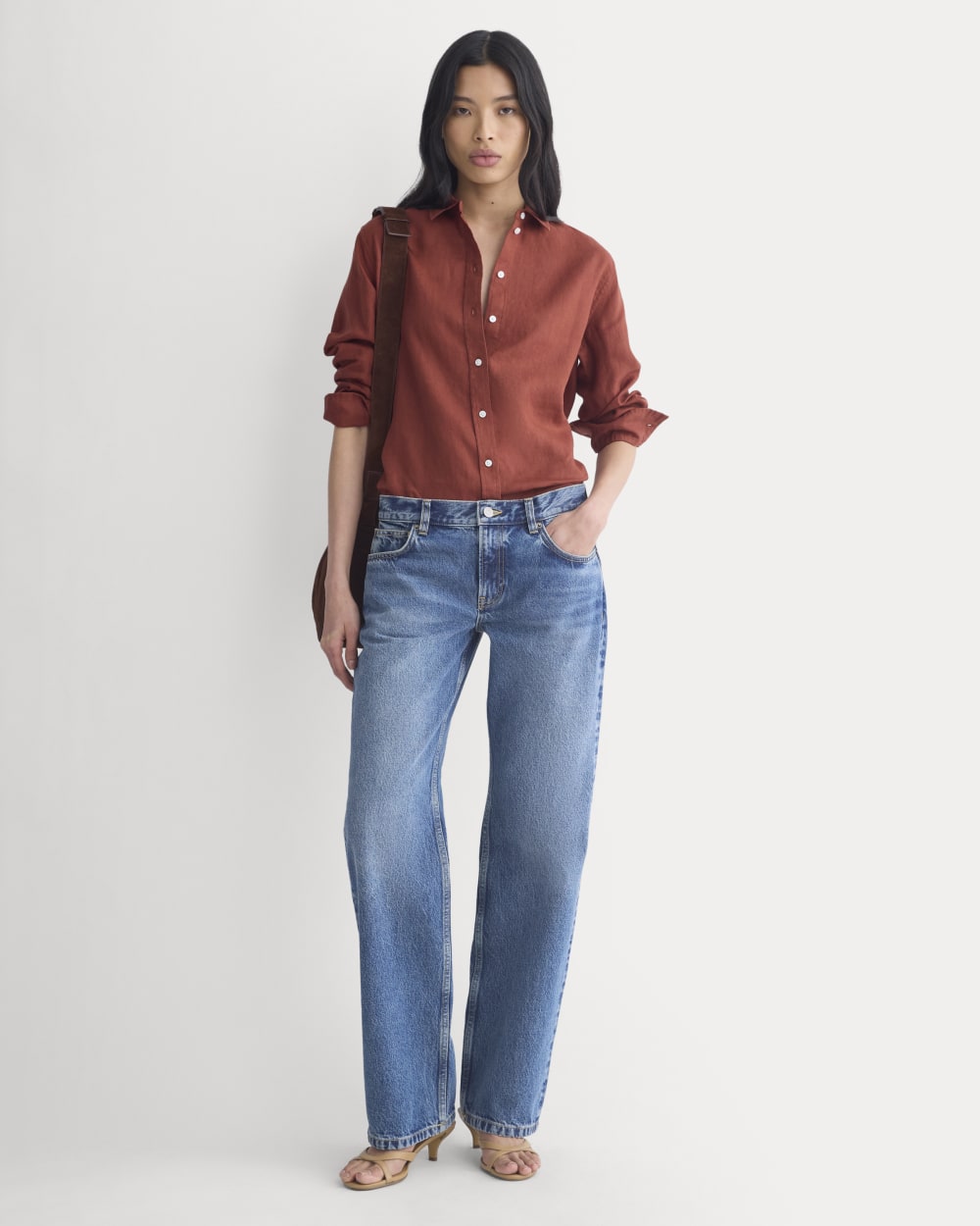 womens-relaxed-linen-shirt-henna-red