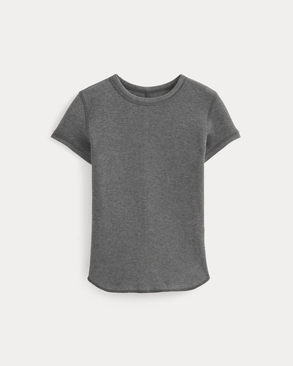womens-shrunken-tee-in-cozy-waffle-heathered-charcoal | alt